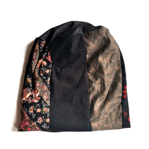 czapka patchworkowa damska etno boho ludowa