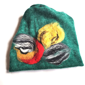 Czapka wełniana turkus