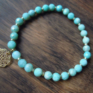 AMADE - bransoletka z amazonitu