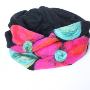 komin handmade filcowany, zdejmij szpile załóż glanly