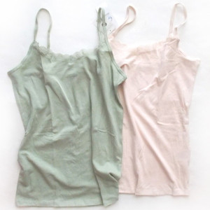 nowe koszulki L, pastelowe podkoszulki rozmiar L, damskie podkoszulki z bawełny, bawełniane podkoszulki w rozmiarze L, damskie koszulki z bawełny, dwupak koszulki na ramiączkach