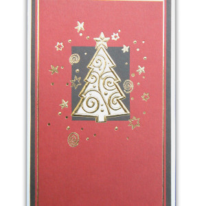 Boże Narodzenie kartka z choinką, świąteczna kartka z życzeniami, nowoczesna kartka na święta, karti dla firm, ładne kartki świąteczne, kartki na Boże Narodzenie