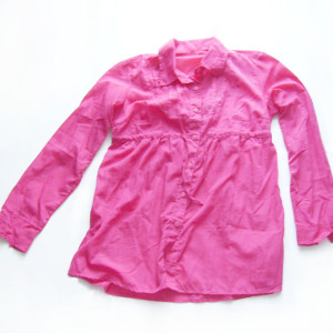 fuksja tunika, fuksja bluzka, różowa tunika, różowa bluzka, damska koszula długi rękaw, tunika w kolorze różowym