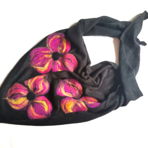 Chusta czarna  merino