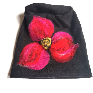 Czapka wełniana czarna