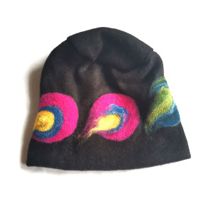 Czapka wełniana czarna