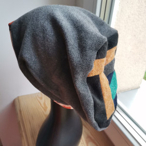 Czapka smerfetka szara