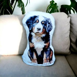 Poduszka piesek poduszka z pieskiem przytulanka piesek maskotka berneński pies pasterski