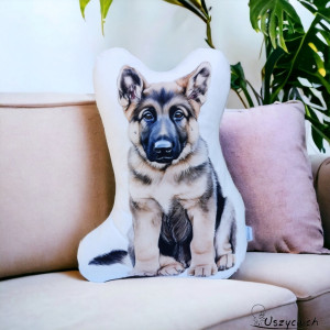 Przytulanka piesek poduszka z pieskiem poduszka piesek maskotka owczarek niemiecki