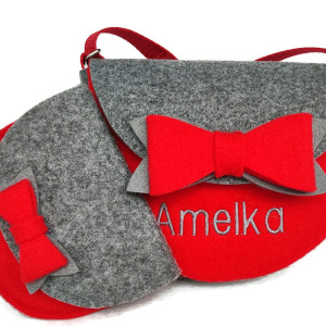 Malutka torebka z imieniem, portfelik