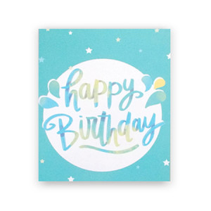 miętowa kartka na urodziny, turkusowa kartka urodzinowa, happy birthday kartki, kartka z napisem Happy Birthday, kartka na 18, kartka dla chłopaka, kartka dla dziewczyny, fajne kartki