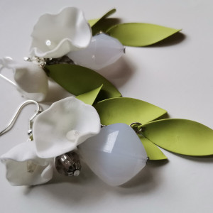 Kolczyki kwiaty lekkie