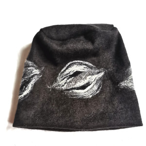 Czapka wełniana czarna