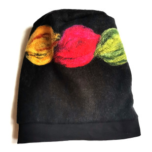 Czapka wełniana czarna