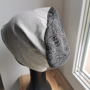 Czapka dzianinowa  szara