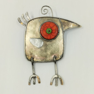 Ptak Dreptak -broszka