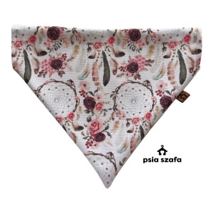 Dwustronna bandana dla psa w Łapacze snów rozmiar XL (425536)