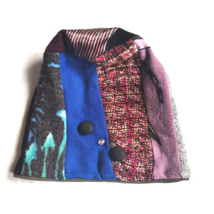 Czapka dzianinowa  we wzory