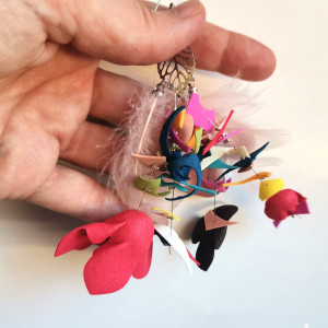 Kolczyki kwiaty lekkie