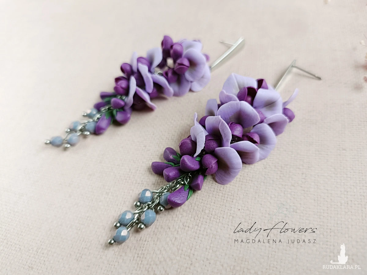 Kolczyki z glicynią