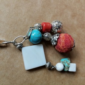 wisior muszle koral koraliki