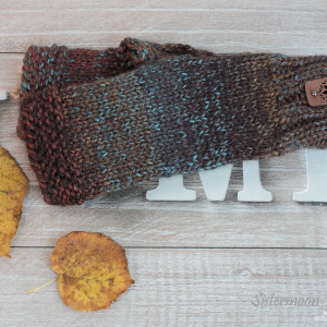 Krótkie mitenki Teal