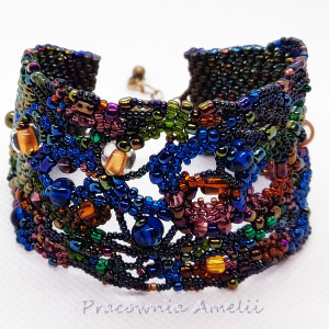 koralikowa fantazja kolorowa Syrenka