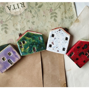 Domki ceramiczne 4 szt