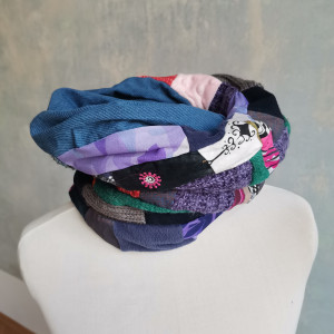 Komin patchworkowy kolorowy