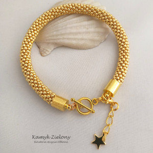 Bransoletka złota z gwiazdką