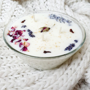 Duża świeca sojowa o zapachu limonki, świeczka sojowa 100%