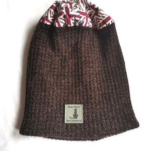 Czapka Brązowa unisex uniwersalna