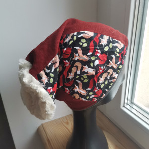 Czapka-sprytny lisek  wykradł z kórnika