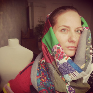 Komin patchworkowy kolorowy