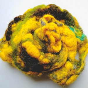 duża filcowa broszka kwiat