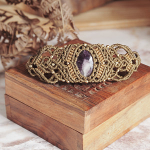 Bransoleta z Ametystem