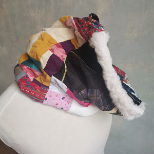 Komin patchworkowy kolorowy