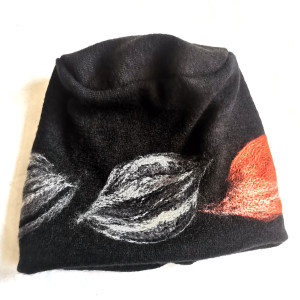 Czapka wełniana czarna