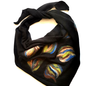 Chusta czarna  merino