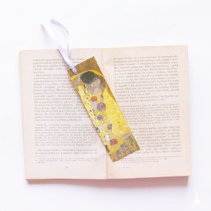 gustaw klimt zakładka do książki, sztuka zakładka, zakładka dla dziewczyny, zakładka dla kobiety, love zakładka, zakładka na prezent, ładne zakladki do książek