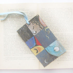 shabby chic zakładka do książki, bajkowa zakładka, vintage zakładka do książek