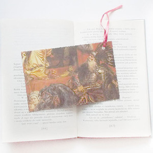Matejko zakładka do książki, historia zakładka do książki, sztuka zakładka do książki, vintage zakładka do książek, zakładka dla chłopaka, zakładka dla chłopca, zakładka z malarstwem