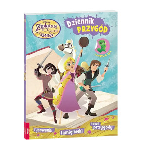 nowa książka Zaplątani dziennik przygód, łamigłówki dla dzieci książka dziennik przygód Zaplątani
