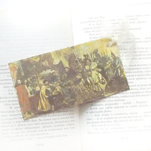 Matejko zakładka do książki, historia zakładka do książki, sztuka zakładka do książki, vintage zakładka do książek, zakładka dla chłopaka, zakładka dla chłopca, zabytki zakładka