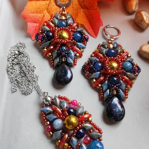 ,, wisiorek z turmalinem,,