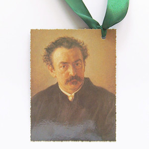 vintage zakładka do książki, ładna zakładka do książki, retro zakładka do książki, zakładka do książki ze sztuką, matejko zakładka, malarstwo zakładka