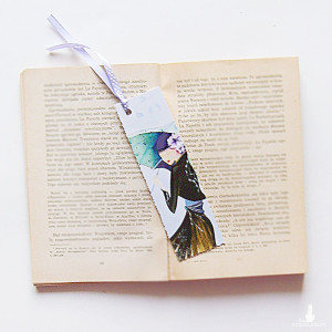 pastelowa zakładka do książki,  mała zakładka do książki, ładna zakladka do książek, zakładka dla dziewczyny