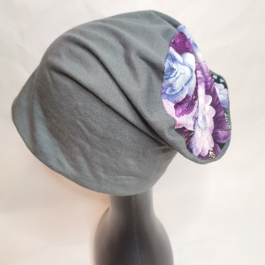 Czapka codzienna szara