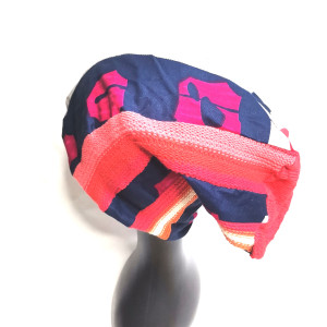 Czapka patchwork smerfetka