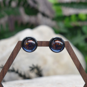 Stalowe kolczyki wkrętki kameleon #141